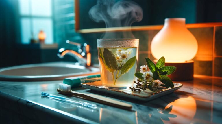 Illustration de l’infusion du soir améliorant l’hygiène bucco-dentaire