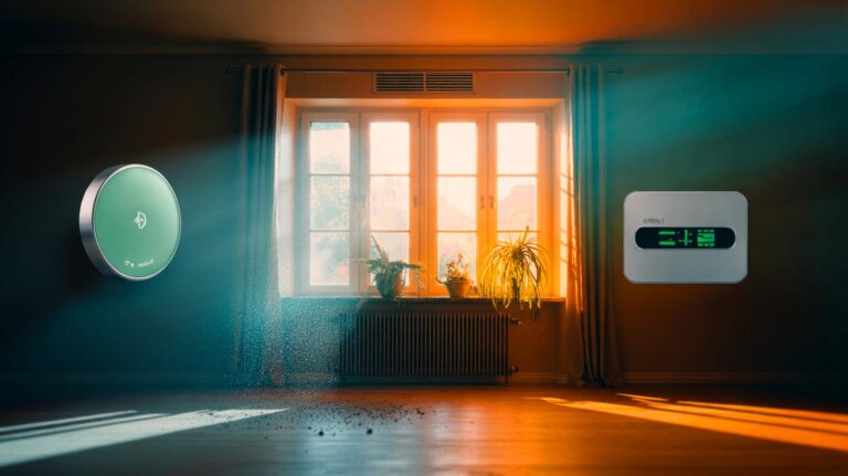 Illustration de l’importance de viser 19 °C pour une aération efficace et un air intérieur sain