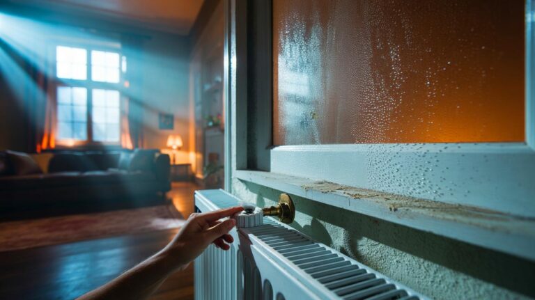 Illustration de la consigne à 18 °C pour réduire la condensation et la moisissure sans matériel spécial