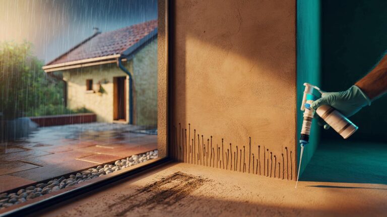 Illustration de la méthode passive pour garder des murs secs toute l’année sans ventilateur ni déshumidificateur
