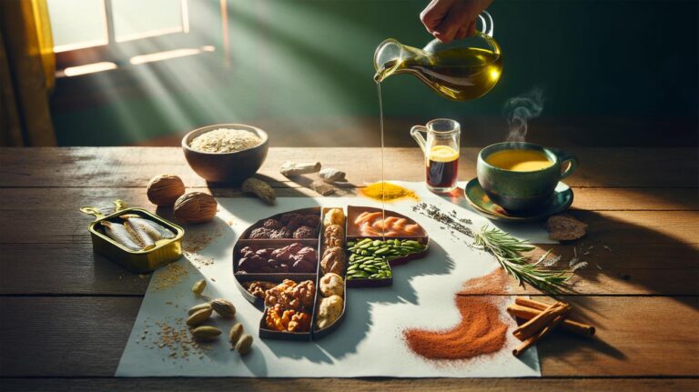 Illustration de certains aliments du placard qui renforcent la mémoire et le cerveau